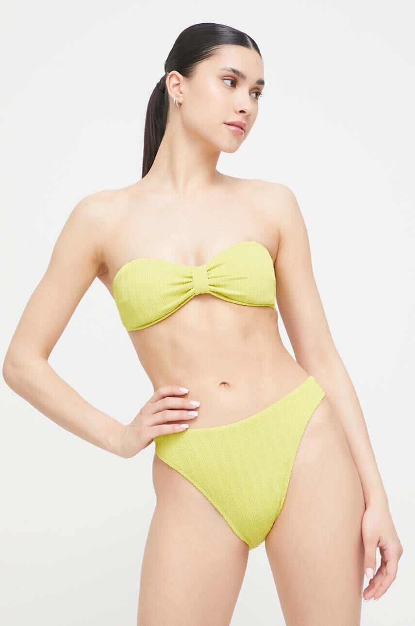 Abercrombie & Fitch Долнище на бански в зелено - Pepit.bg