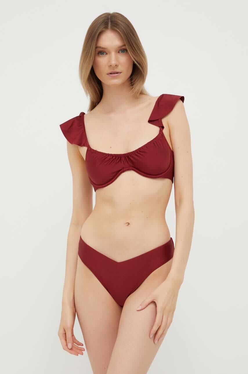 Abercrombie & Fitch Долнище на бански в бордо - Pepit.bg