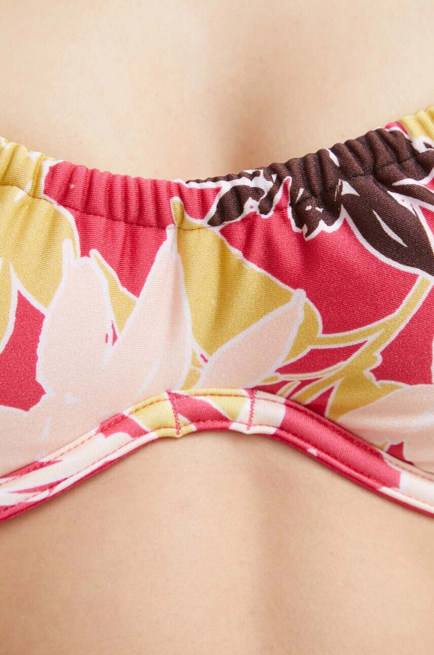 Abercrombie & Fitch Горнище на бански в розово с мека чашка - Pepit.bg