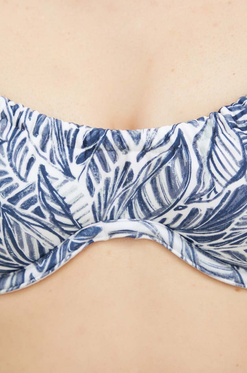 Abercrombie & Fitch Горнище на бански в тъмносиньо с меки чашки - Pepit.bg