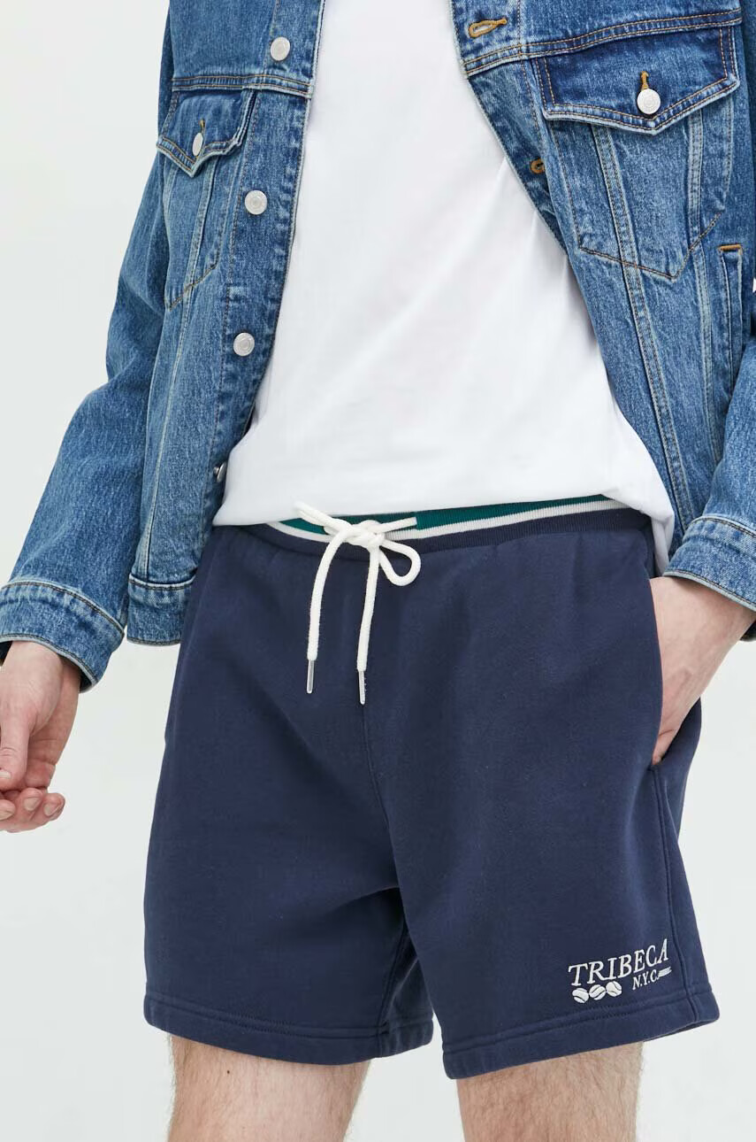 Abercrombie & Fitch Къс панталон в тъмносиньо - Pepit.bg