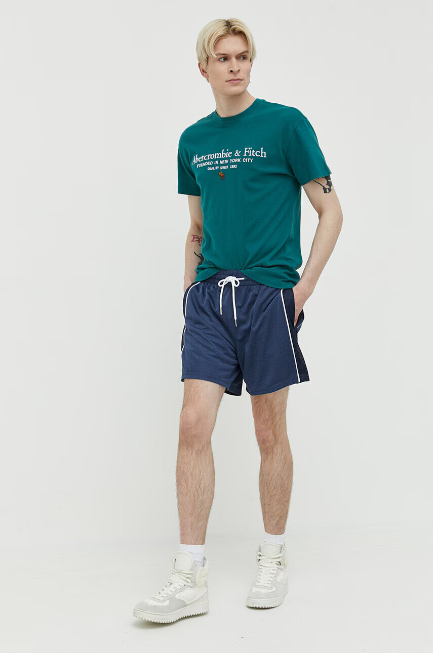 Abercrombie & Fitch Къс панталон в синьо - Pepit.bg