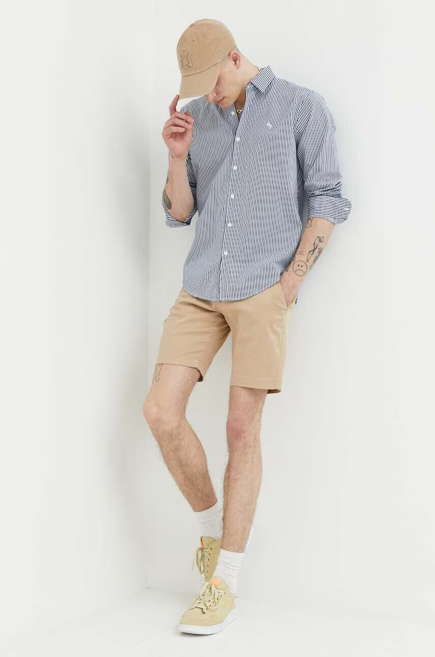 Abercrombie & Fitch Къс панталон в бежово - Pepit.bg