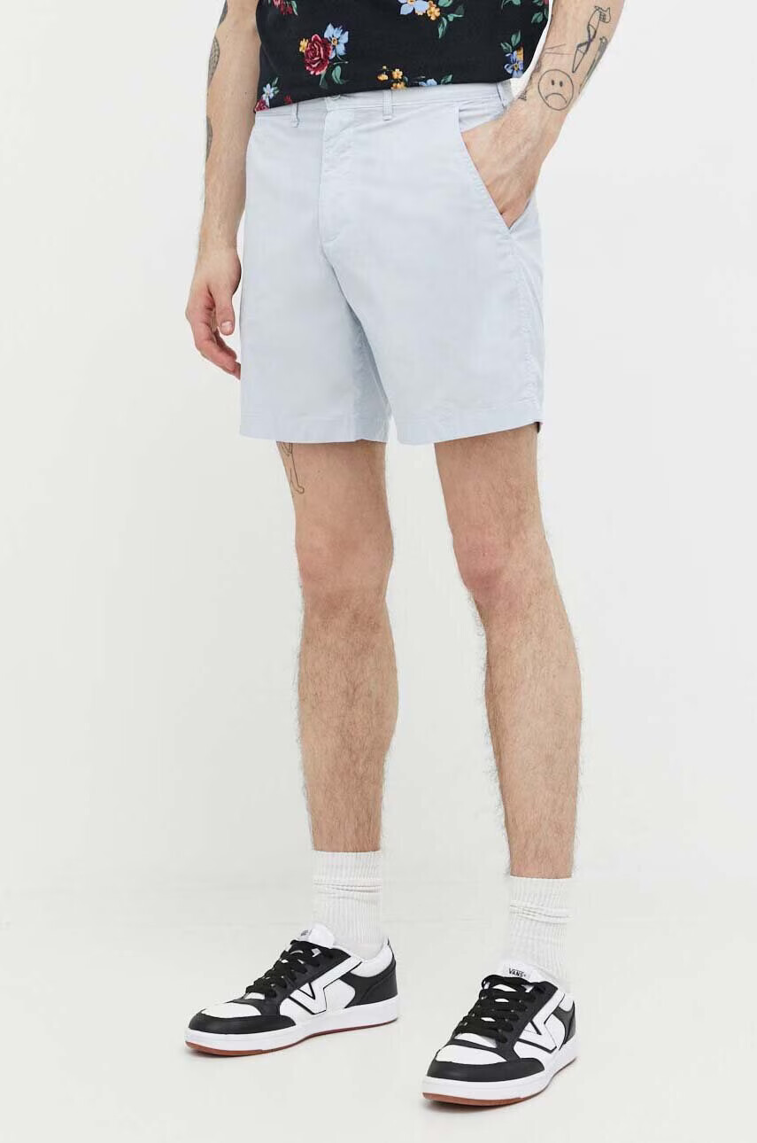 Abercrombie & Fitch Къс панталон в синьо - Pepit.bg