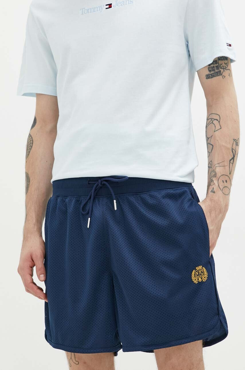 Abercrombie & Fitch Къс панталон в тъмносиньо - Pepit.bg