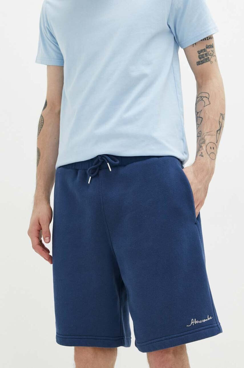 Abercrombie & Fitch Къс панталон в синьо - Pepit.bg