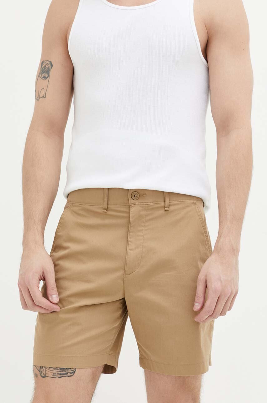 Abercrombie & Fitch Къс панталон в кафяво - Pepit.bg
