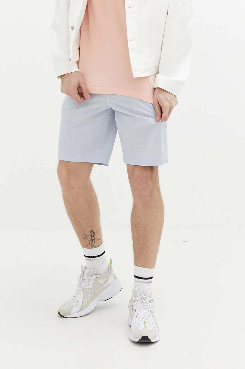 Abercrombie & Fitch Къс панталон в синьо - Pepit.bg