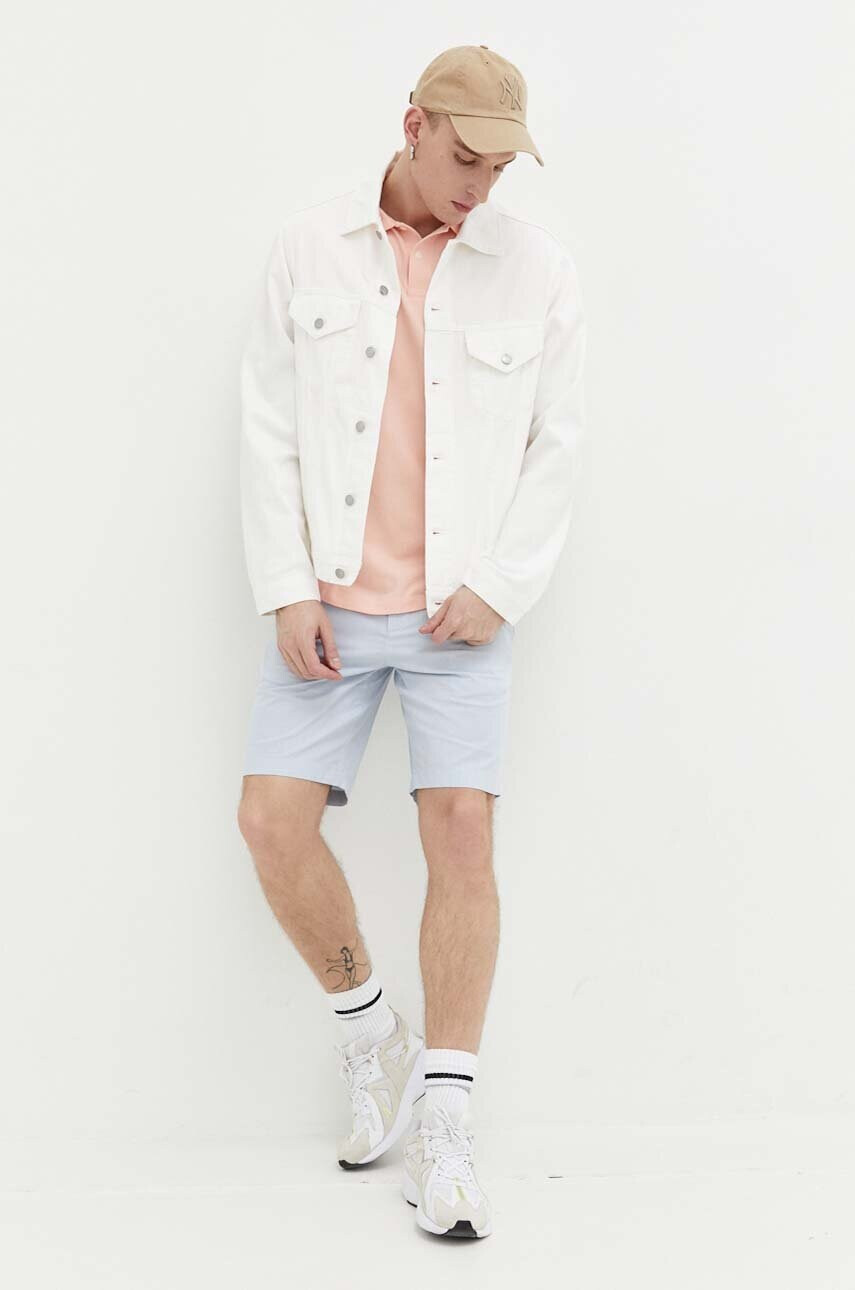 Abercrombie & Fitch Къс панталон в синьо - Pepit.bg