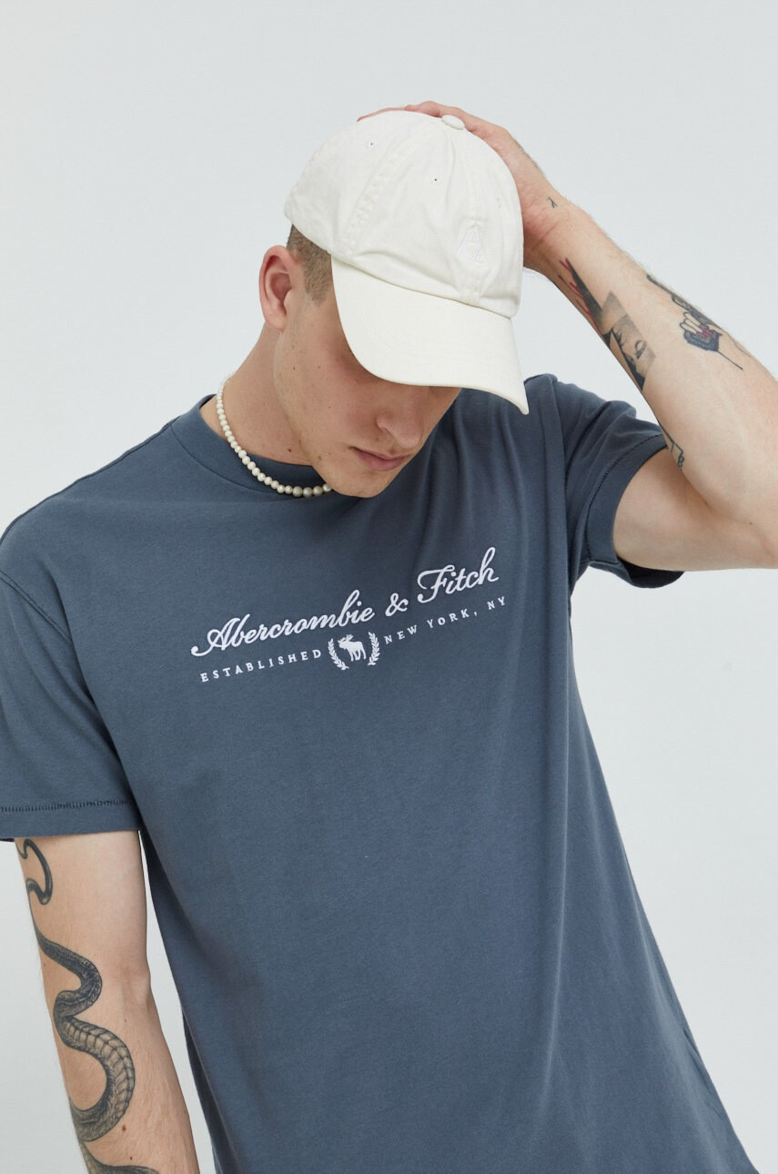 Abercrombie & Fitch Памучна тениска - Pepit.bg