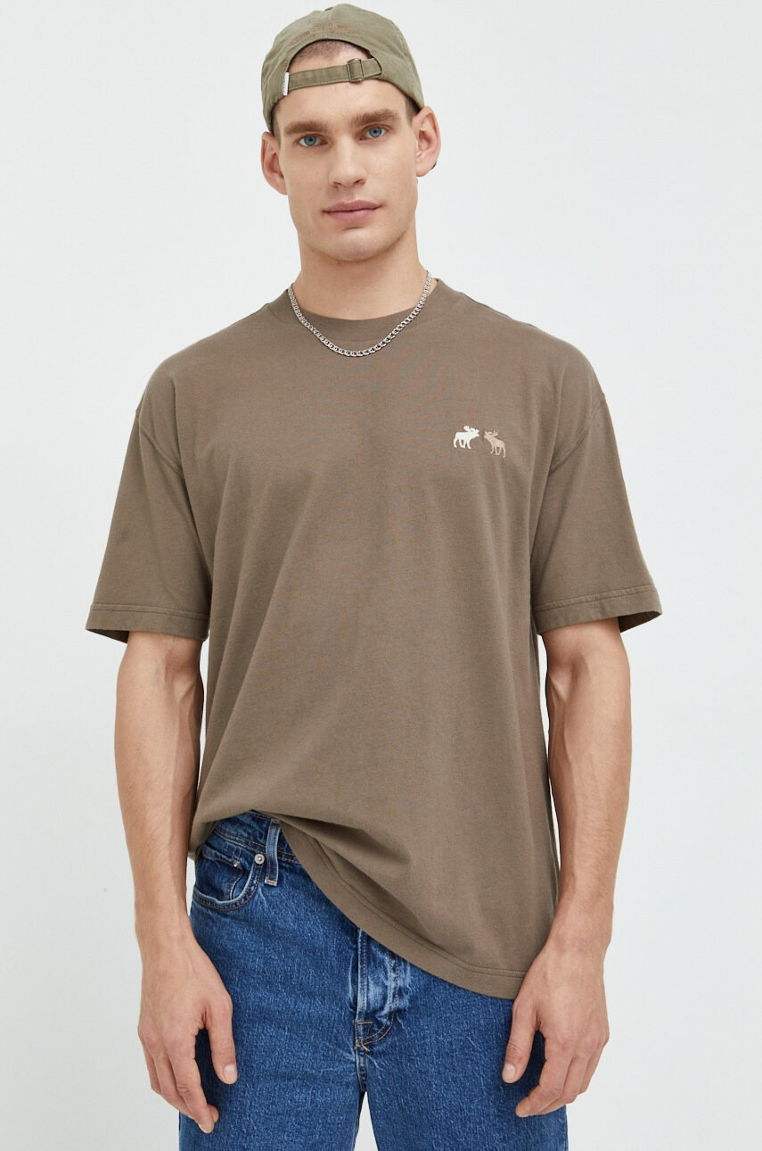 Abercrombie & Fitch Памучна тениска - Pepit.bg