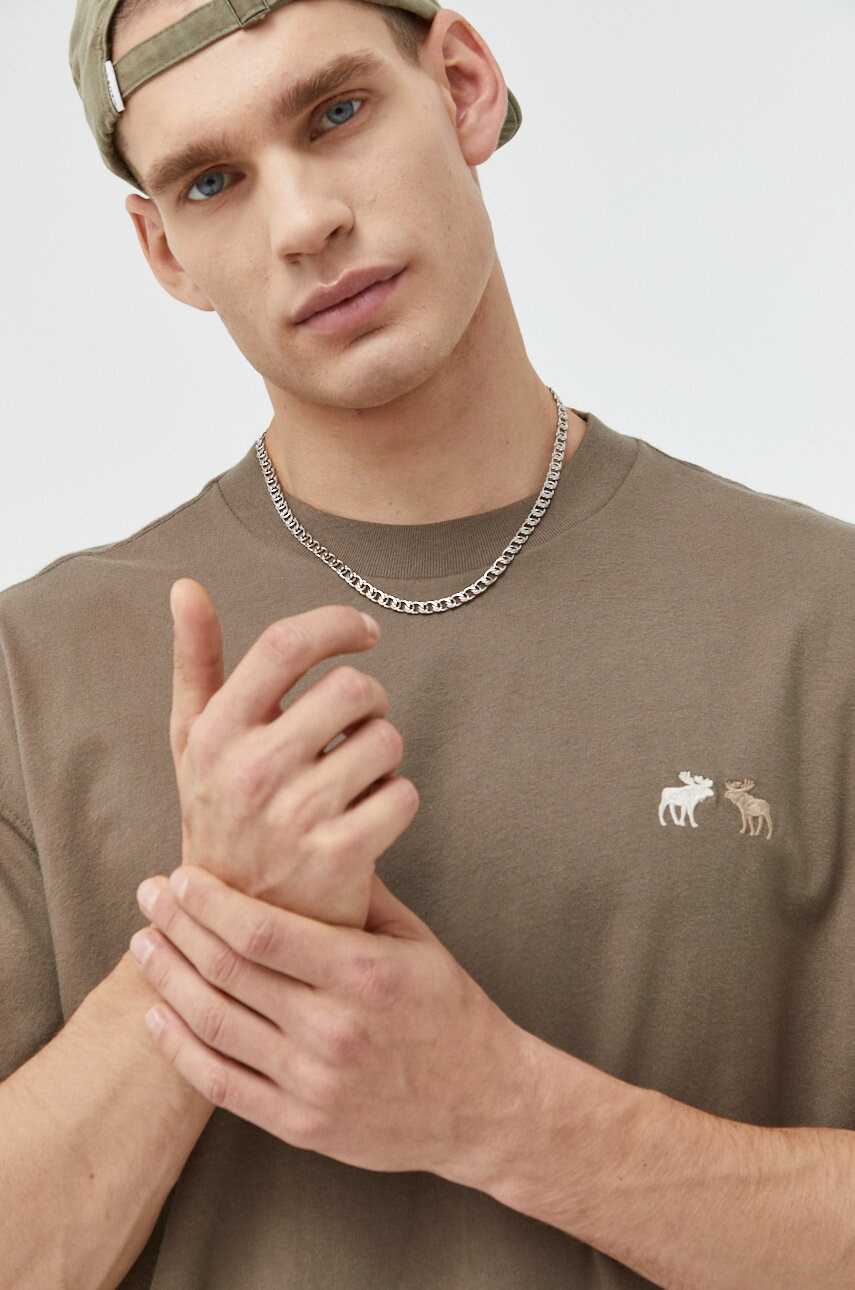 Abercrombie & Fitch Памучна тениска - Pepit.bg