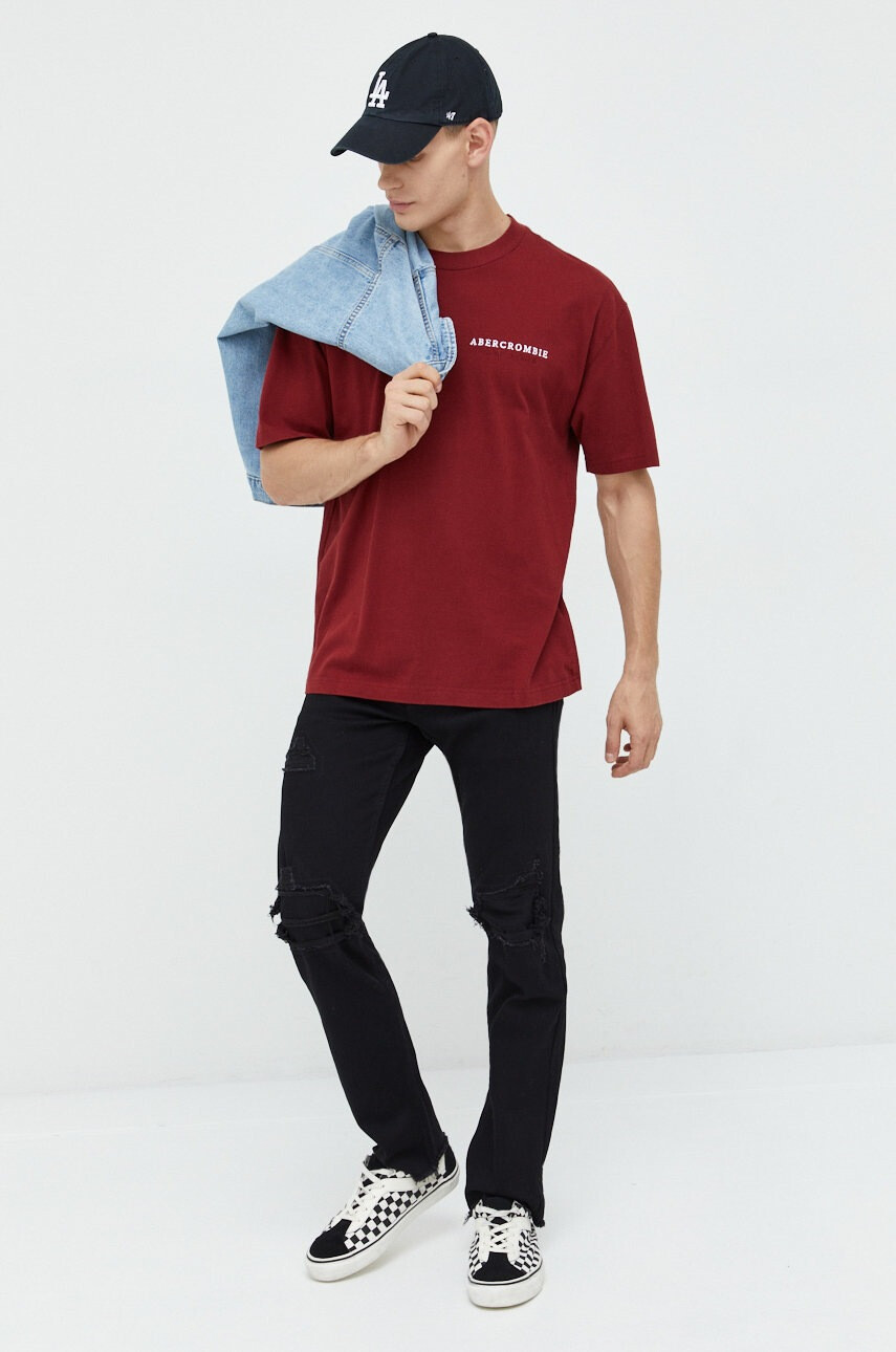 Abercrombie & Fitch Памучна тениска - Pepit.bg