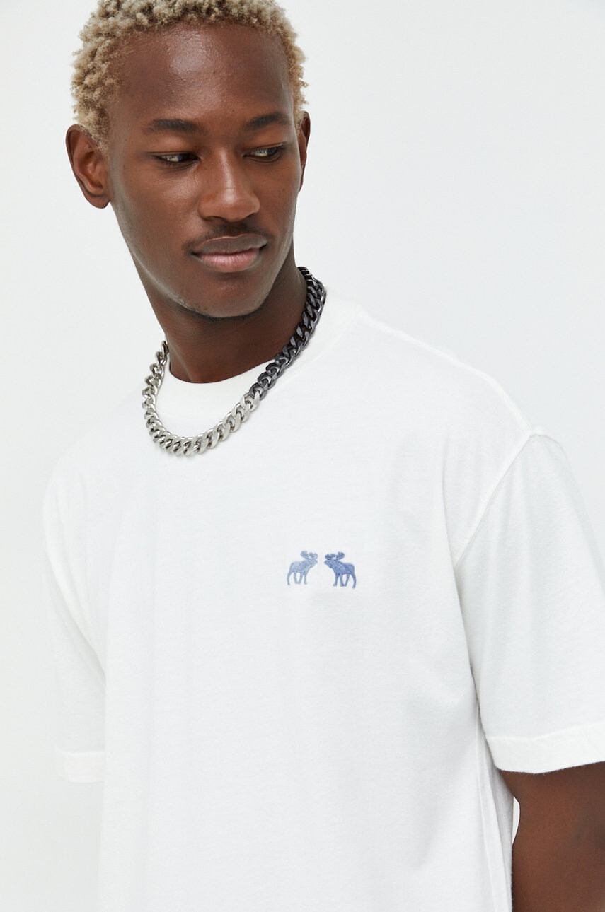Abercrombie & Fitch Памучна тениска - Pepit.bg