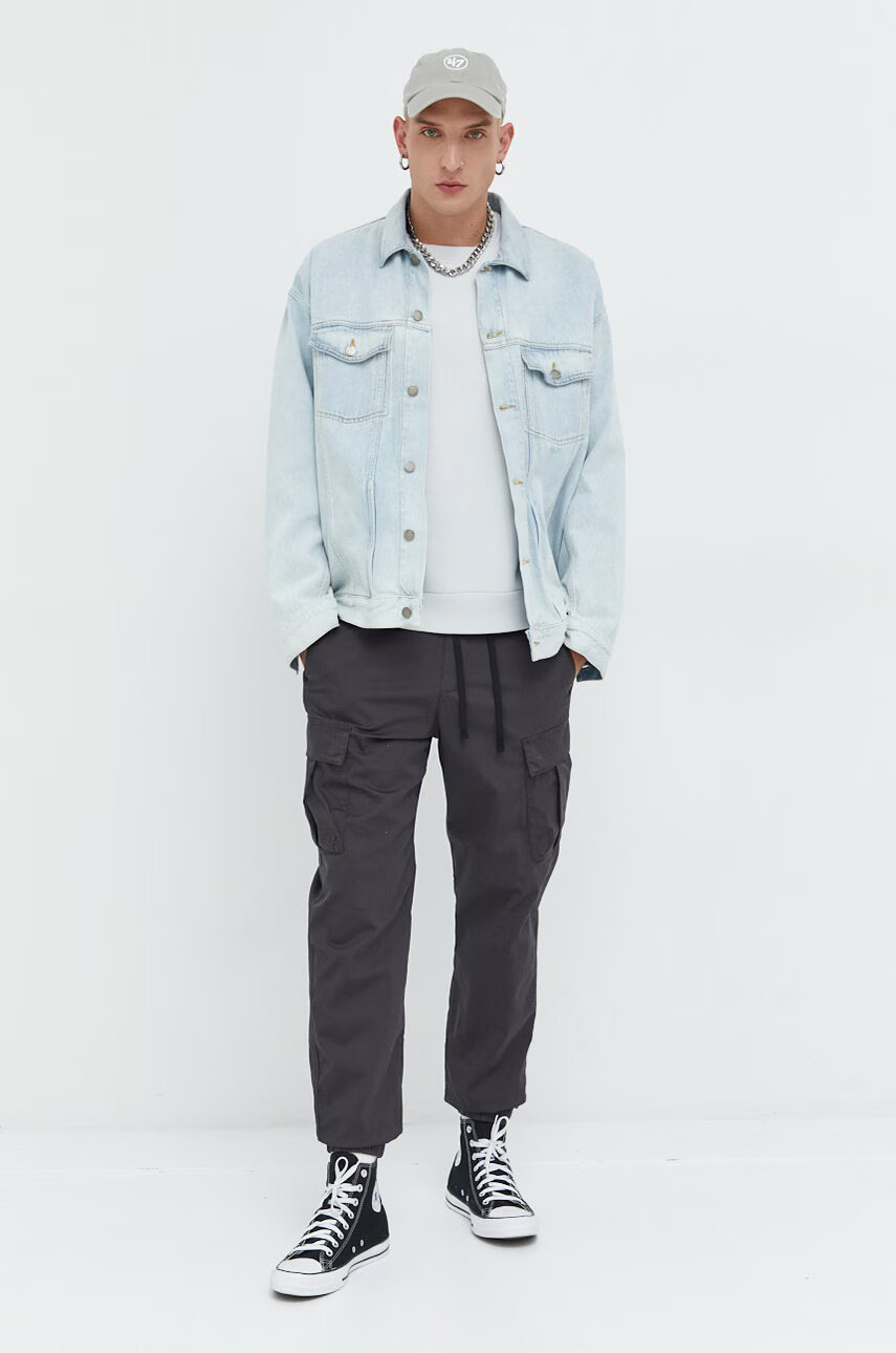 Abercrombie & Fitch Панталони в сиво - Pepit.bg
