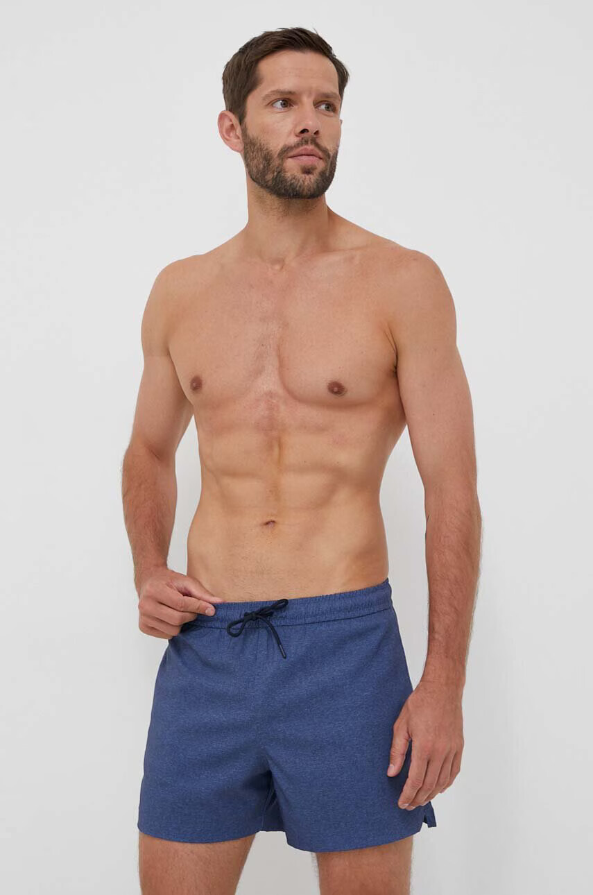 Abercrombie & Fitch Плувни шорти в тъмносиньо - Pepit.bg