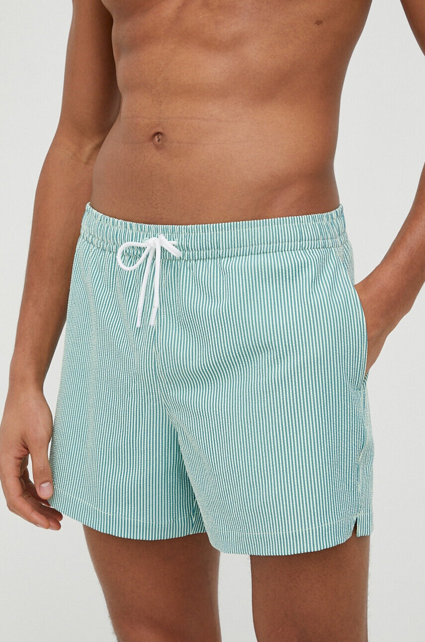 Abercrombie & Fitch Плувни шорти в зелено - Pepit.bg
