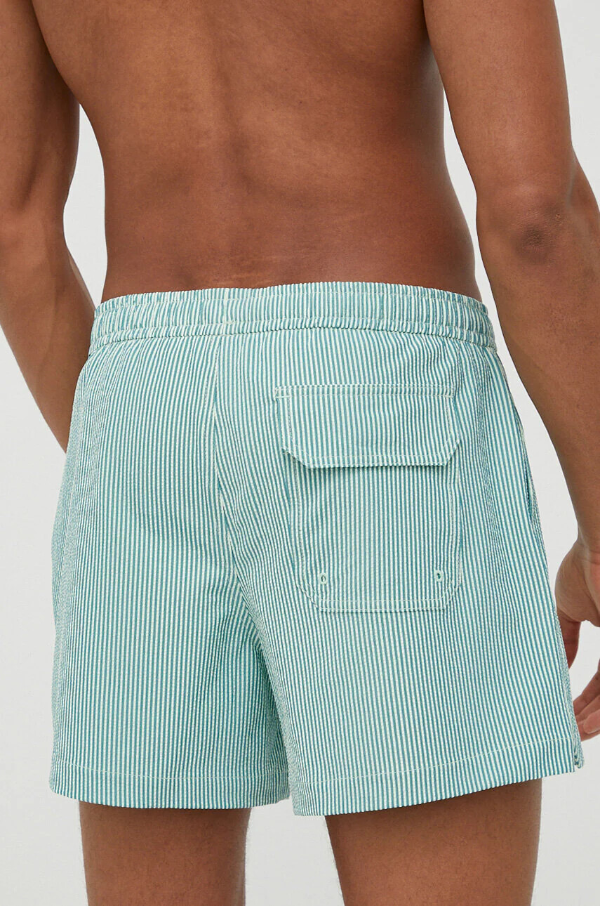 Abercrombie & Fitch Плувни шорти в зелено - Pepit.bg