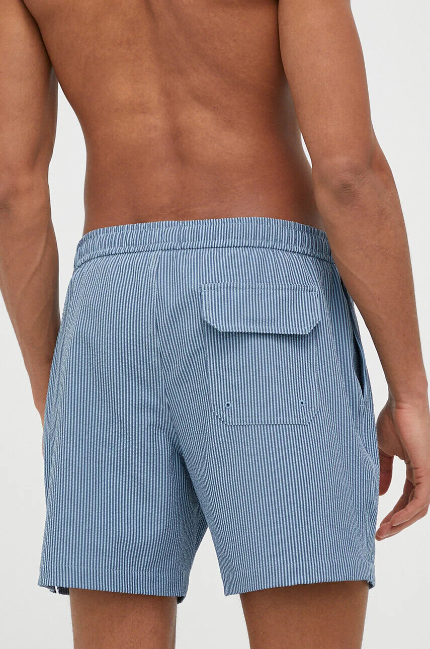 Abercrombie & Fitch Плувни шорти в тъмносиньо - Pepit.bg