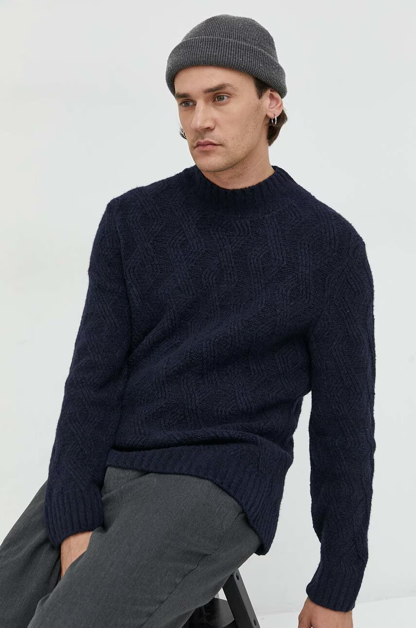 Abercrombie & Fitch Пуловер в синьо - Pepit.bg