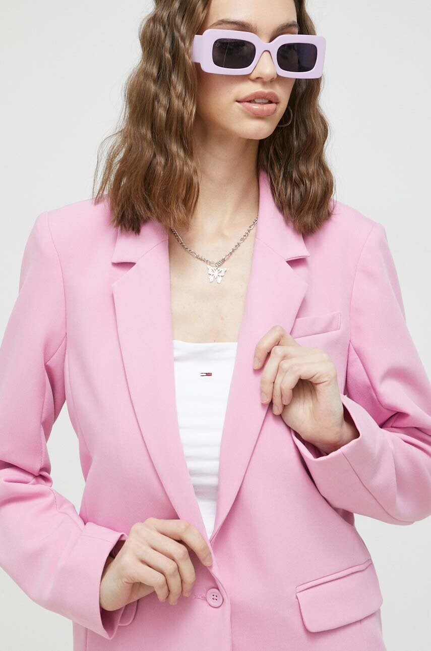 Abercrombie & Fitch Сако в розово с едно копче - Pepit.bg