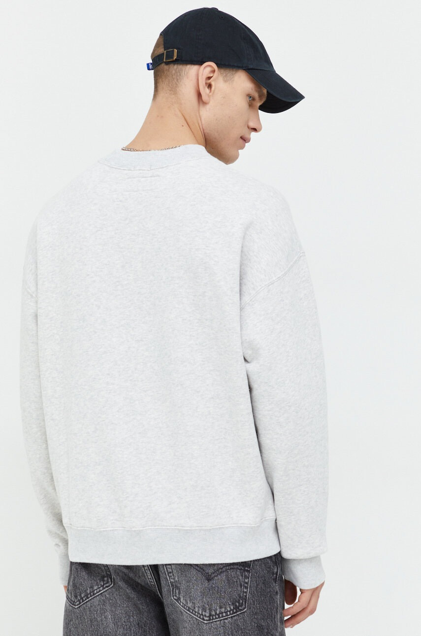 Abercrombie & Fitch Суичър в сиво с принт - Pepit.bg