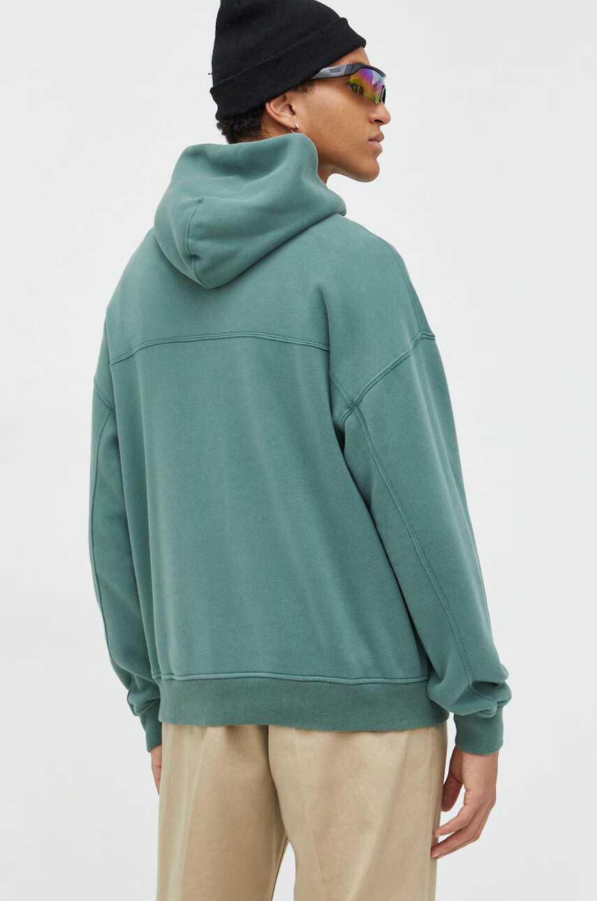 Abercrombie & Fitch Суичър в бежово с принт - Pepit.bg
