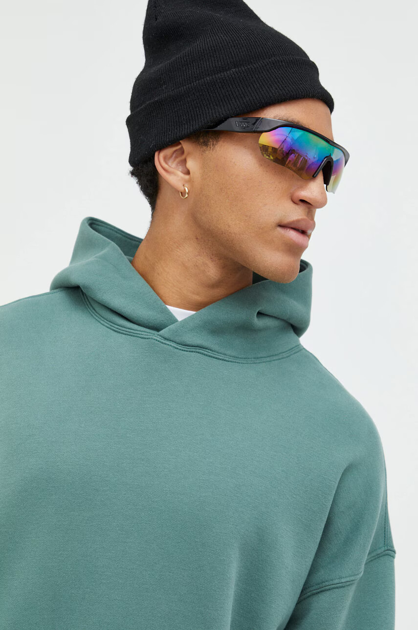 Abercrombie & Fitch Суичър в бежово с принт - Pepit.bg
