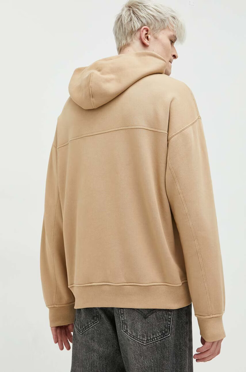 Abercrombie & Fitch Суичър в бяло с изчистен дизайн - Pepit.bg