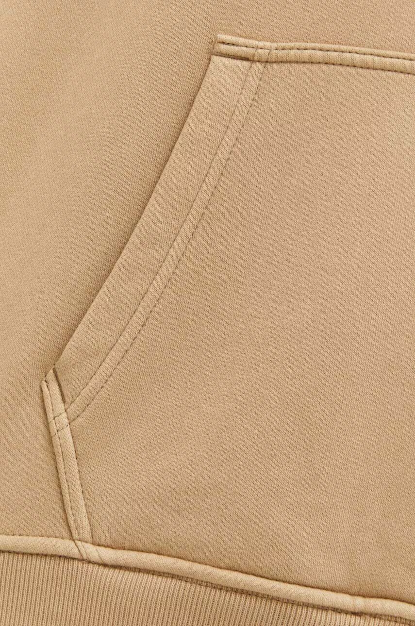 Abercrombie & Fitch Суичър в бяло с изчистен дизайн - Pepit.bg