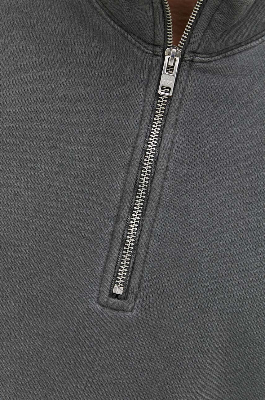 Abercrombie & Fitch Суичър в бяло с десен - Pepit.bg