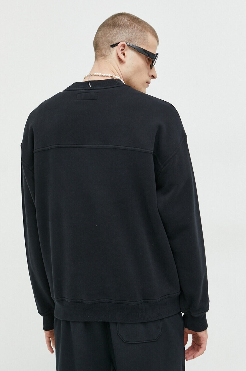 Abercrombie & Fitch Суичър в черно с апликация - Pepit.bg