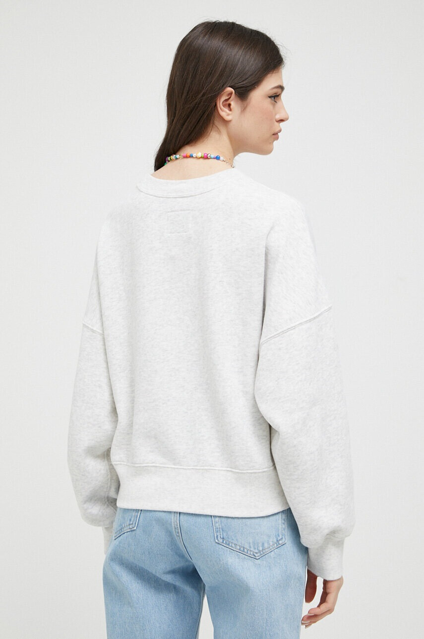 Abercrombie & Fitch Суичър в сиво с апликация - Pepit.bg