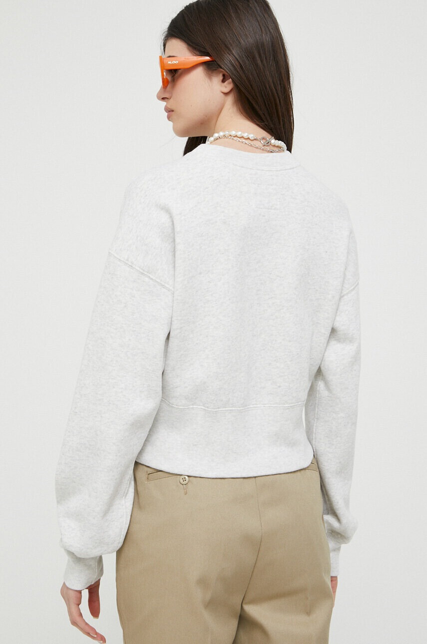 Abercrombie & Fitch Суичър в сиво меланж на - Pepit.bg