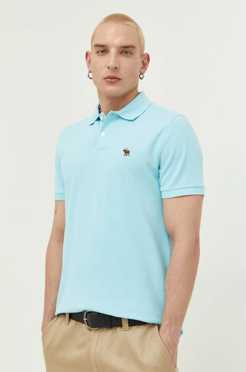 Abercrombie & Fitch Тениска с яка - Pepit.bg