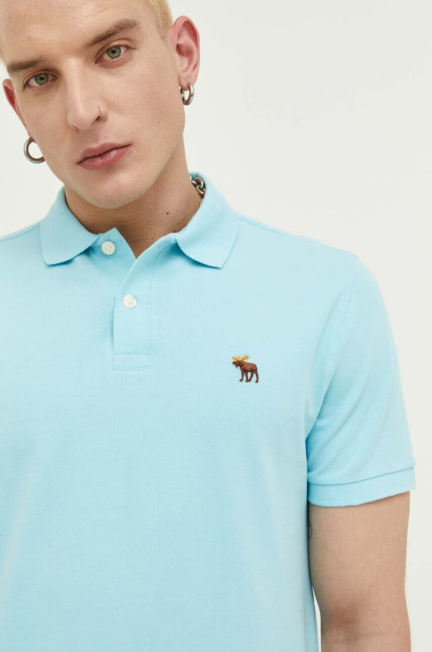 Abercrombie & Fitch Тениска с яка - Pepit.bg