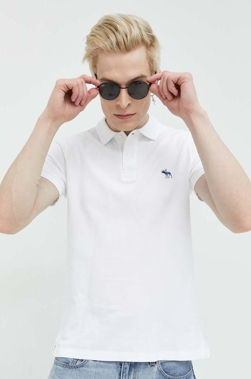 Abercrombie & Fitch Тениска с яка - Pepit.bg
