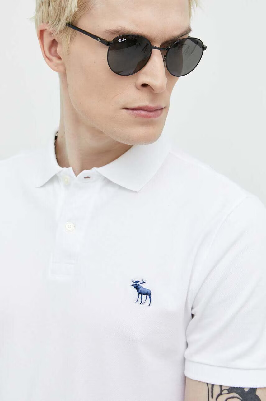 Abercrombie & Fitch Тениска с яка - Pepit.bg