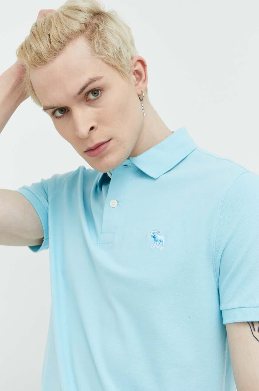 Abercrombie & Fitch Тениска с яка - Pepit.bg
