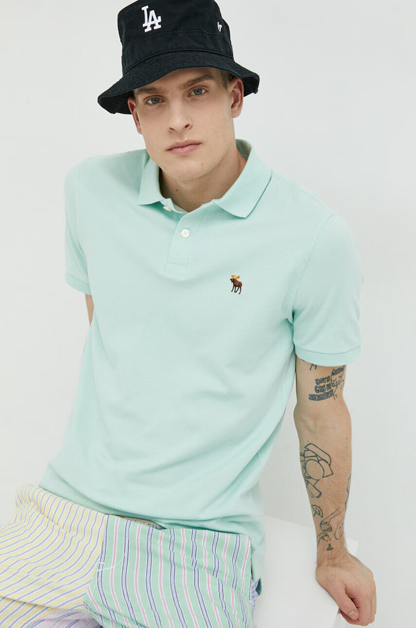Abercrombie & Fitch Тениска с яка - Pepit.bg