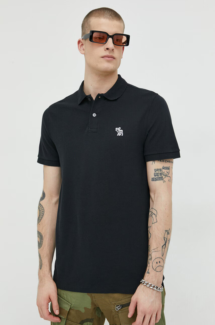 Abercrombie & Fitch Тениска с яка - Pepit.bg
