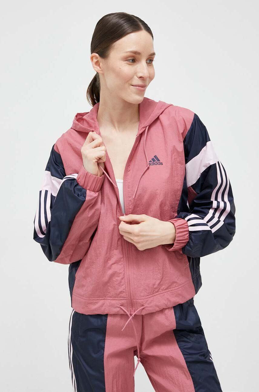 adidas Анцуг дамски в розово - Pepit.bg