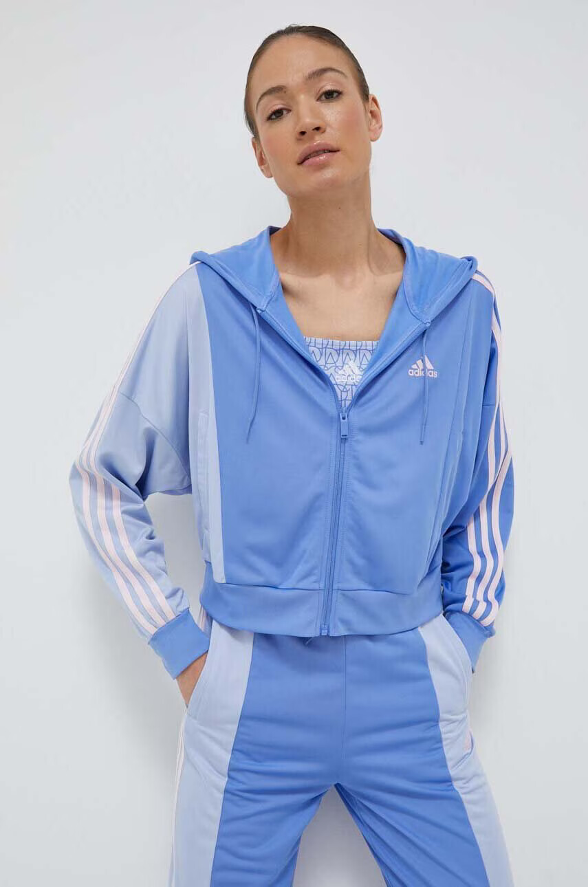 adidas Анцуг дамски в синьо - Pepit.bg