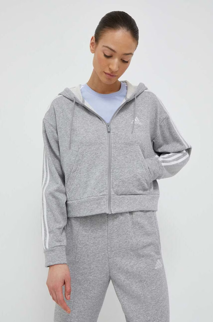 adidas Анцуг дамски в сиво - Pepit.bg