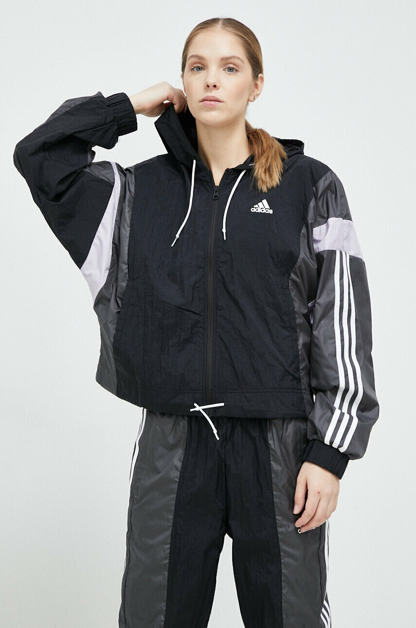 adidas Анцуг дамски в черно - Pepit.bg