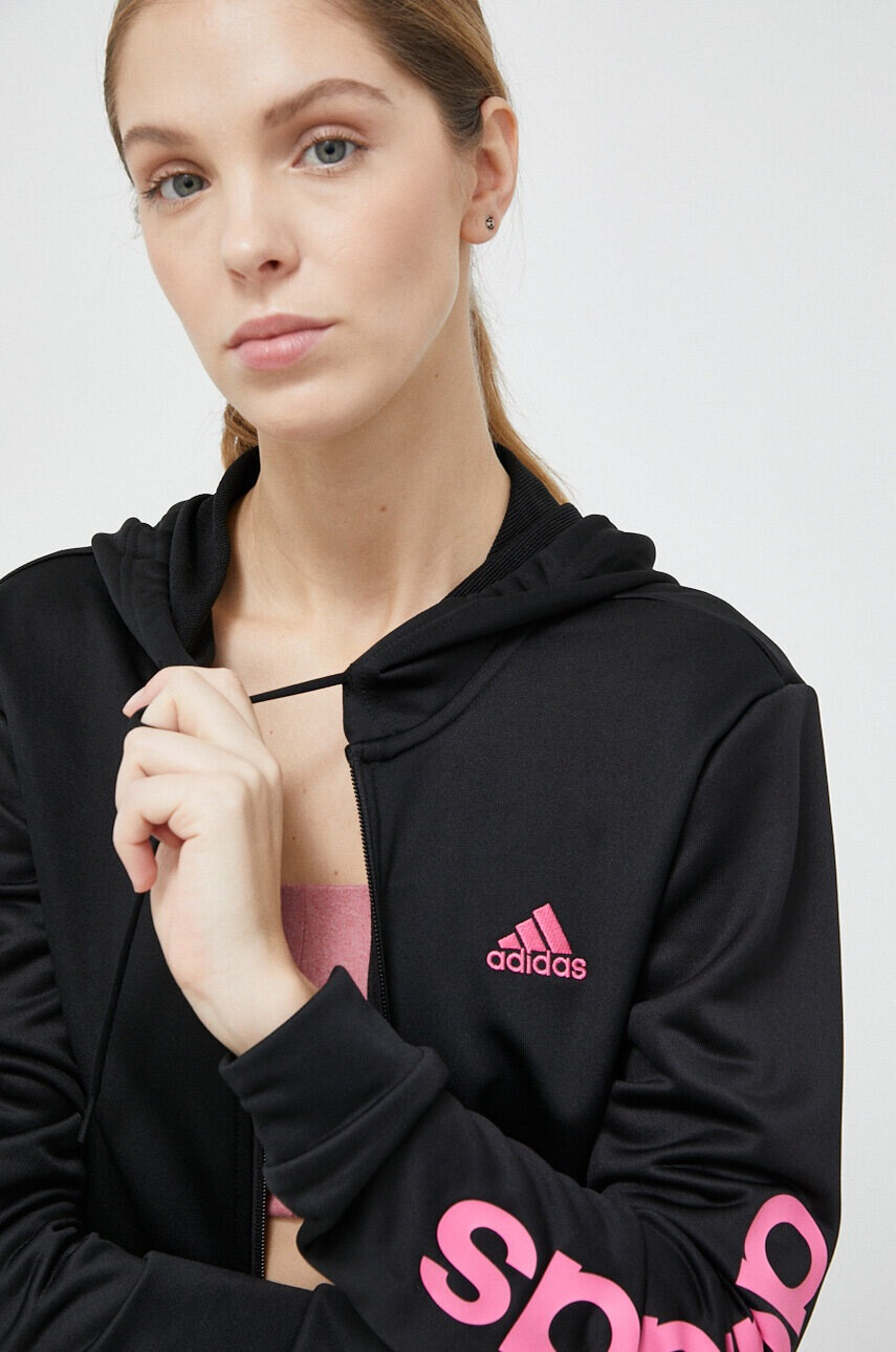 adidas Анцуг дамски в черно - Pepit.bg