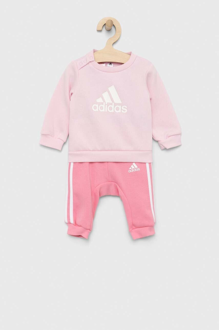 adidas Бебешки анцуг I BOS LOGO в розово - Pepit.bg