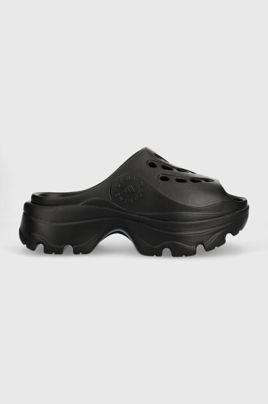adidas by Stella McCartney Чехли в черно с платформа - Pepit.bg