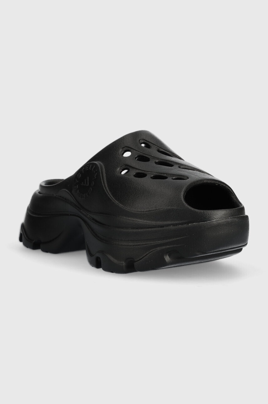 adidas by Stella McCartney Чехли в черно с платформа - Pepit.bg