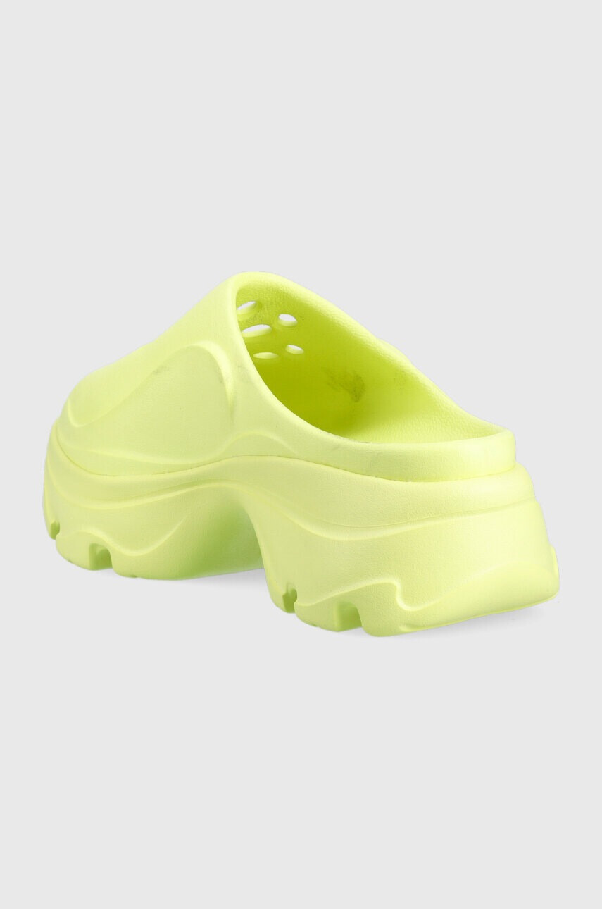 adidas by Stella McCartney Чехли x Clog Frozen в зелено с платформа - Pepit.bg